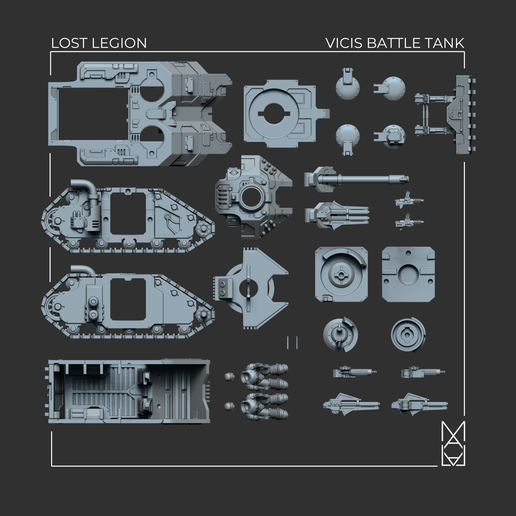 VicisBattleTank_Parts.png Vicis Battle Tank (Pre-Supported)