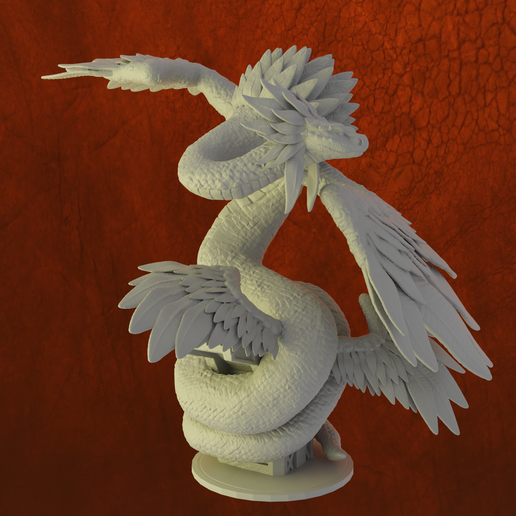 s1.png Figure of the Mayan God, Kukulkan