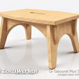 a47a16baf6c813c466519630ab63cb44_display_large.jpg Le Tabouret Plus Stable (simple stool enhanced) cnc