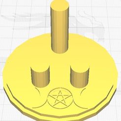 Display-Stand-Pentacle.jpg Display Stand, Moon Phase, Pentacle