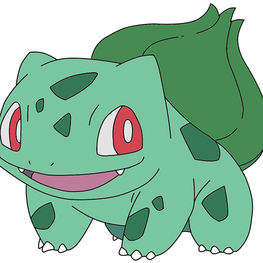 Bulbasaur Keychain 3D model