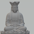 6.png Ksitigarbha Bodhisattva Buddha Statue 3D print model