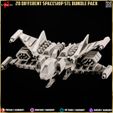 Spaceship-3dprinting-3dprints-miniature-minis-diorama-3dprint-bundle-pack-props-banner-1.jpg 20 Different Spaceship STL Diorama - Minature Collection Pack-Bundle