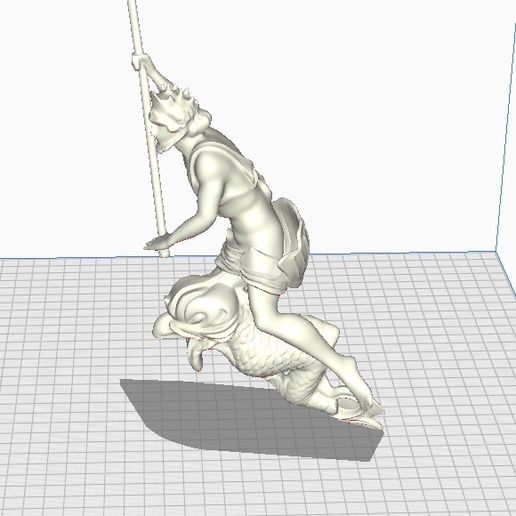 ⛵ figurehead neptune, vintage sailboat,・ STL File for 3D printing・Cults