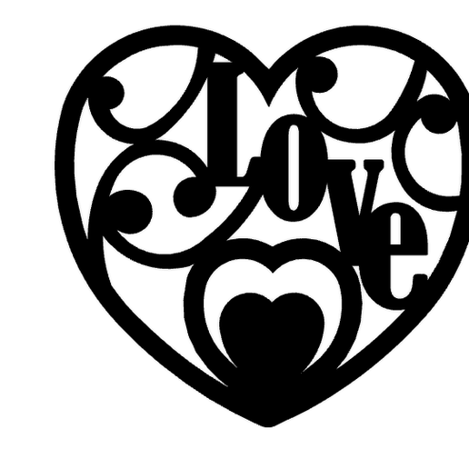 heart_love.png Heart Love 2D wall art