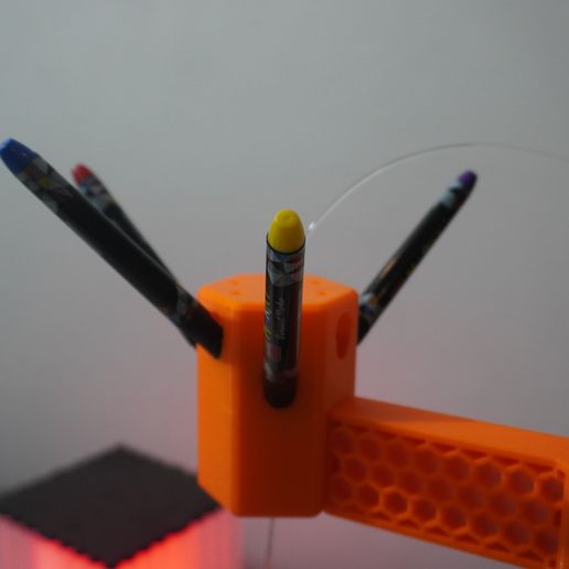 🪢 Universal 6 Marker FIlament Colorizer・Free STL File for 3D printing・Cults