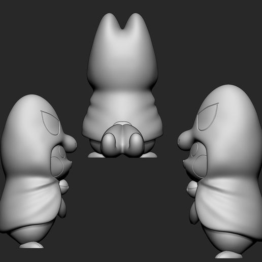 🐉 Pokemon - Pikachu Treecko Cosplay・Free STL File for ・Cults