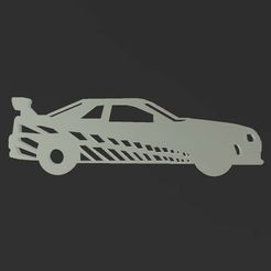 1.jpg Porte-Clés Nissan Skyline R34 Fast And Furious