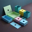 02.jpg STL file Modular, stackable boxes・Model to download and 3D print