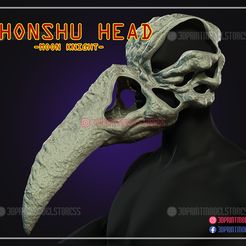 KFIONSHU le fy HOON KNEEHTS ee Descargar archivo Máscara de Cosplay del Caballero de la Luna Khonshu • Diseño para impresión en 3D, 3DPrintModelStoreSS