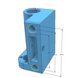 rod_spacings.png Anet A8 X mounts, 46.2mm rod spacing