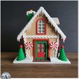 009B.jpg CHRISTMAS GINGERBREAD HOUSE - NO SUPPORTS!