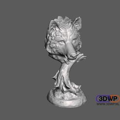 WolfHead1.JPG Free STL file Wolf Head 3D Scan・3D print design to download