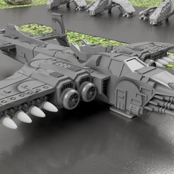 Marauder_Destroyer_2.jpg Download free STL file 1/4" Sky Fortress for Human Armies • 3D printable object, Stroganoff