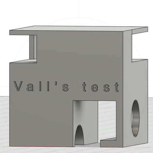 Vall's Support Test and Calibration Cube V2 3D model