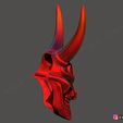 06.jpg Teufel Maske - Satan Maske - Hannya Maske - Halloween cosplay 3D-Druck Modell