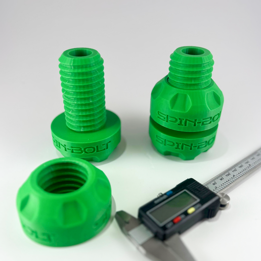 SPIN-BOLT SMALL Bolt-Nut – The Ultimate Anti-Stress Fidget Toy (STL)