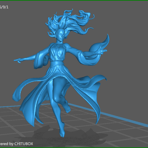 Fire Mage Hovering