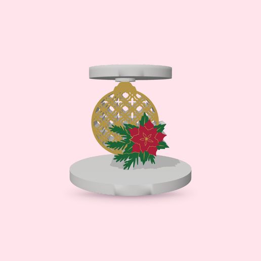 Lattice Round Bauble Candle