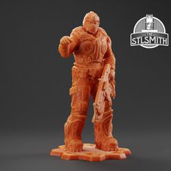 Clayton_Carmine_Render_Smith.jpg Clayton Carmine Gears of War OT Miniature STL