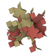 dd64b336-13bd-4253-ab7b-832cb7ba57b3.PNG Template for the HeXquare Gyroid/ Paper Model: (6.3^2.4.3)_G