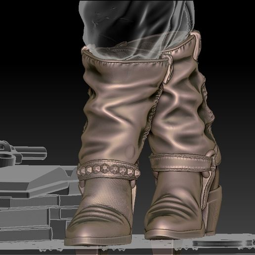 🎨 10 3d pairs of stylish boots・ STL File for 3D printing・Cults