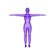 body.obj Women Body Base Mesh T-Pose