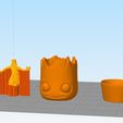 123.JPG STL file Baby Groot Extra Cute Dancing・3D print design to download