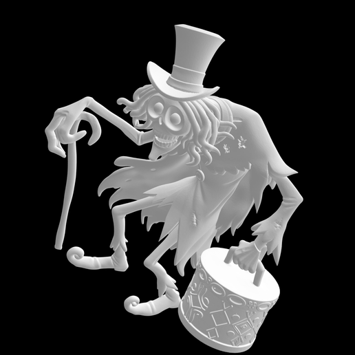 Burtonesque-Hatbox-Ghost-4.png Haunted Mansion Burtonesque Hatbox Ghost
