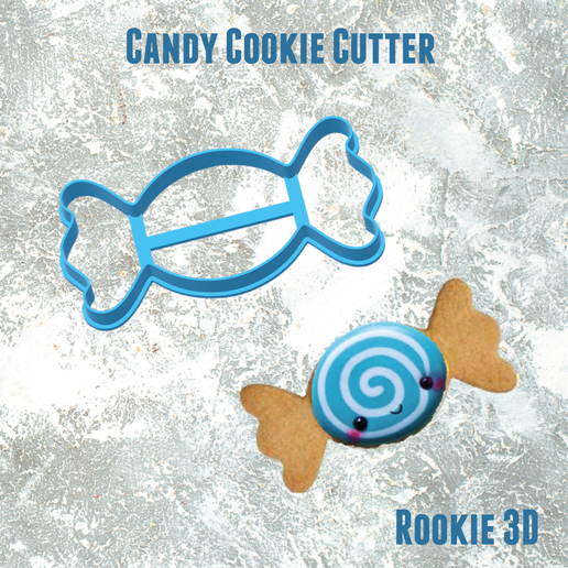 CANDY COOKIE CUTTER 3D model