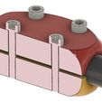 Schnitt3.jpg Pipe connector 45mm clamp extension stable robust optimized optimal designer piece