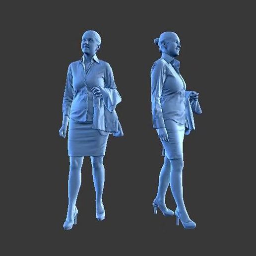 CHARACTER FIGURE GIRL W04 3D model