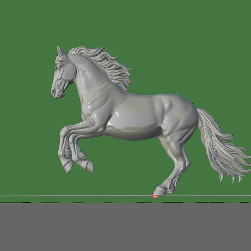 Elegant Andalusian Horse Sculpture - Caballo Andaluz