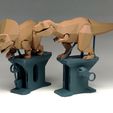 雙龍003.jpg Triceratops vs. T-Rex (Automata)
