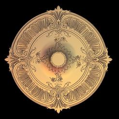 165.jpg Free STL file wall hanger moulure renaissance frame decoration・3D printing idea to download