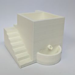 Miniplanter-TN1.jpg STL file Mini Succulent Stairway Planter・Design to download and 3D print