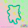 20_cutter.png EXCITED DOG JUMPING COOKIE CUTTER MOLD
