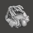 facehuggerattack8.jpg FACEHUGGER ATTACK MINIATURE MODEL FOR SCIFI AND FANTASY GAMES RPG DND
