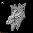 3.png 3D Picture Dragon Head with light