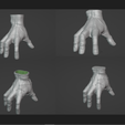 Capture.png Wednesday The Thing - Hand (4Model) STL 3D Printable Files
