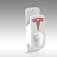 Untitled 741.jpg **Improved Updated Version** TESLA MOBILE CHARGER GEN 2  - CABLE HOLDER WALL MOUNT Bracket for Gen2 UMC North America and EUROPE with bonus Tesla drink coasters included!