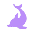 OBJ.obj Dolphin Fish  3D Printable Marine Animal Model