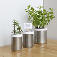 campbell_planter0.jpg STL-Datei Campbell Planter - Vollständig 3D-gedruckte selbstbewässernde Pflanzgefäße kostenlos・3D-Drucker-Modell zum herunterladen