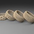 convexBracelet_-_Voronoi_display_large.jpg Fichier STL gratuit Bracelet - Voronoi Style・Modèle pour impression 3D à télécharger