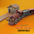Render03.png Train & Station - Everdell New Leaf compatible