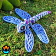 4.png Dragonfly, Floppy Flexi Pal, Stampa in loco, Stampa facile