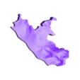 Lazio.stl Puzzle of Altimetric Italy divided into regions