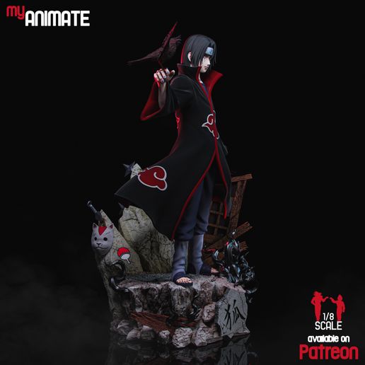 6.jpg Itachi (Naruto) – STL for 3D Printing