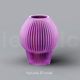 D_1_Renders_00.png Niedwica Vase D_1 | 3D printing vase | 3D model | STL files | Home decor | 3D vases | Modern vases | Floor vase | 3D printing | vase mode | STL