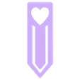 Clip mini corazon calada v2.stl Mini star and heart clip